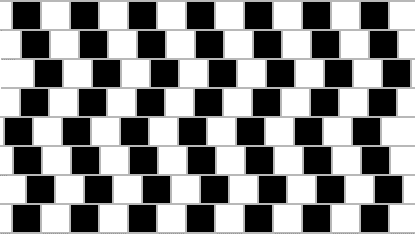 black and white squares